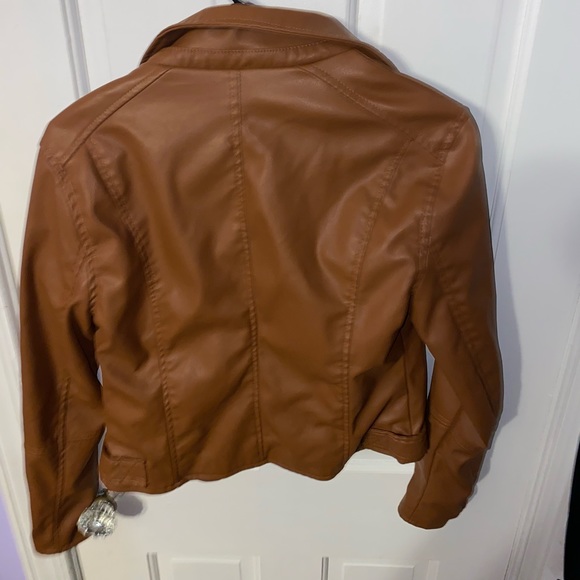 Brown Leather Jacket - Picture 3 of 3
